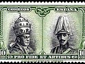 Spain 1928 Pro Catacumbas 10 CTS Verde y negro Edifil 423
